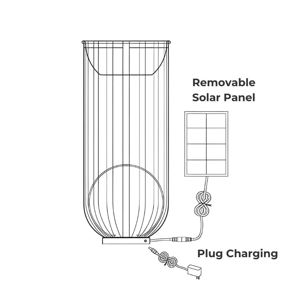 Solar Flower Stand Light