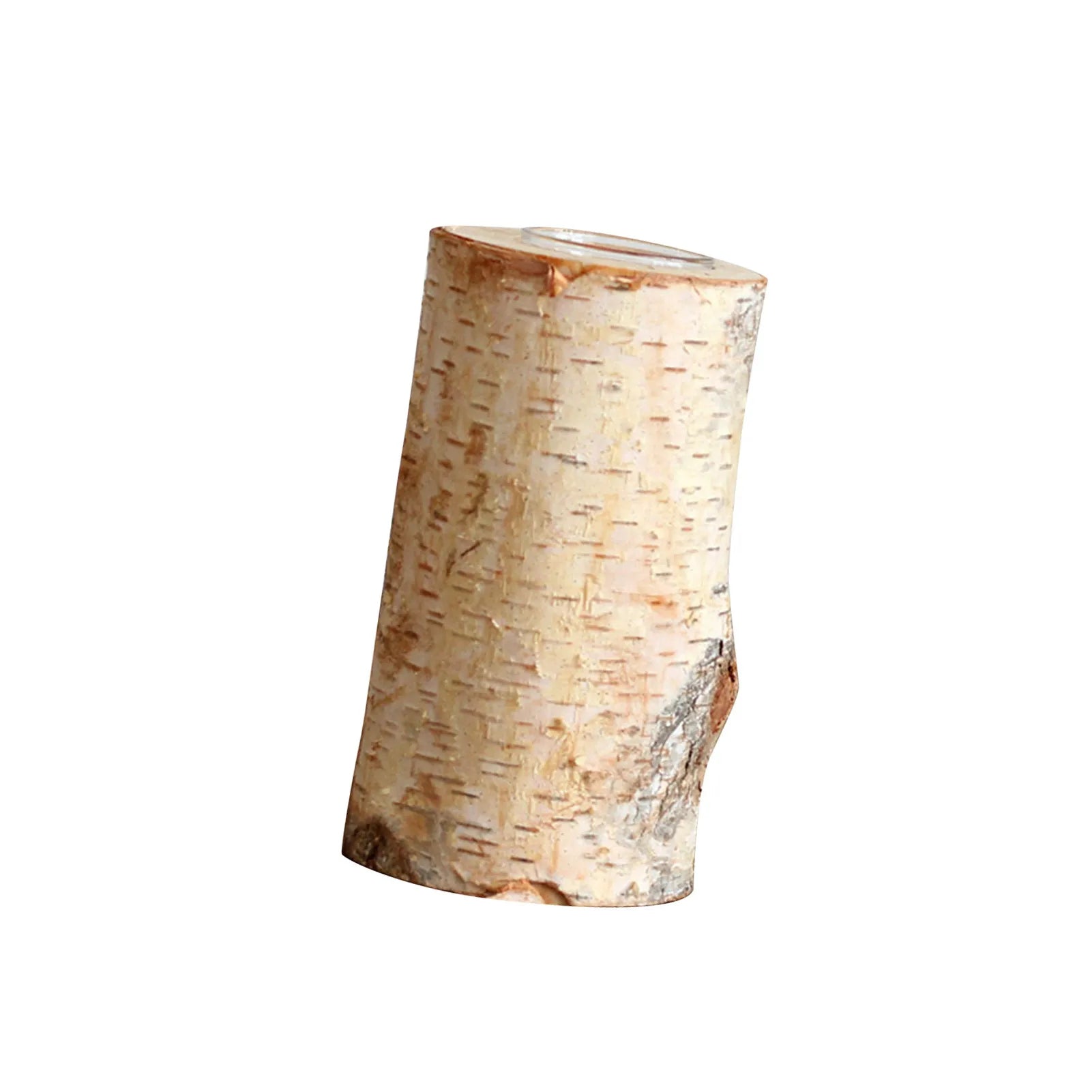 Birch Wood Candle Holder