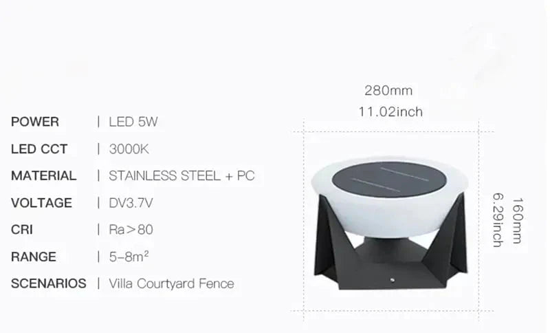 Solar Landing Light