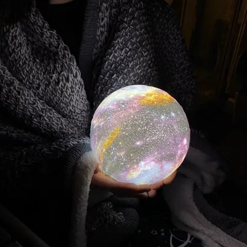 Galaxy Moon Lamp