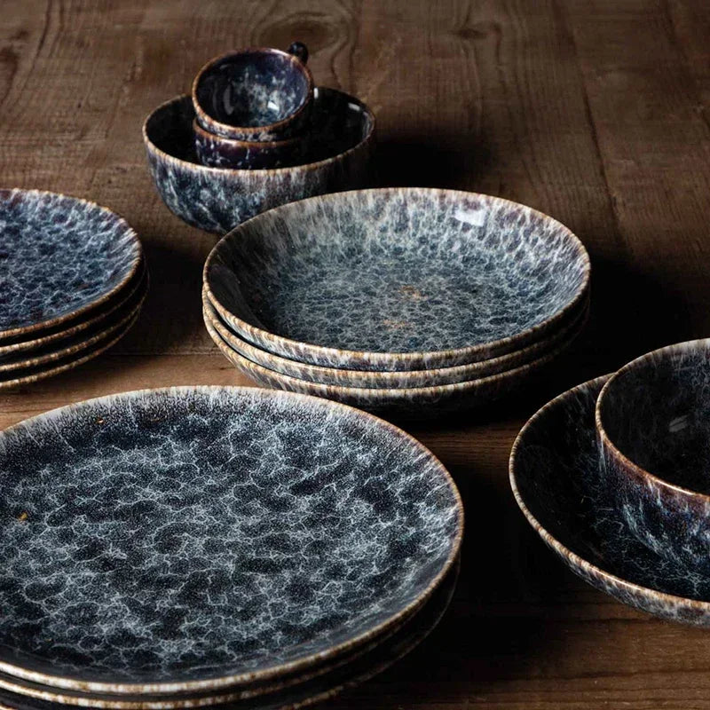 Water Ripple Plate 7-Piece Set