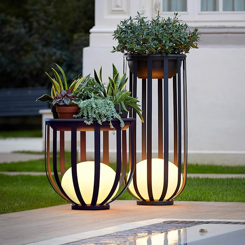 Solar Flower Stand Light