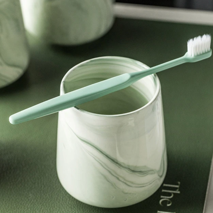 Green Marble 4-Piece Bathroom Set