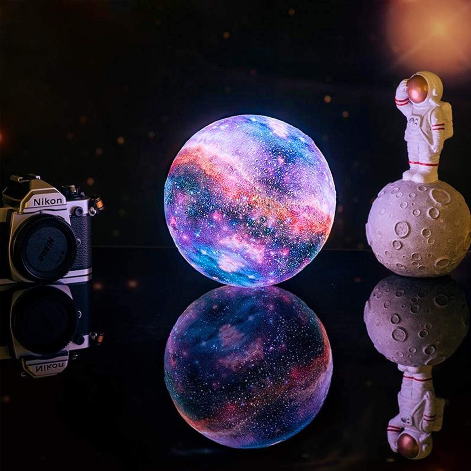 Galaxy Moon Lamp